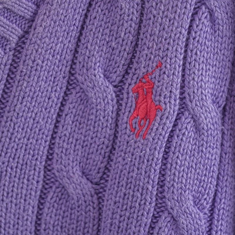 Polo Ralph Lauren ポロラルフローレン Vネック ケーブルニット