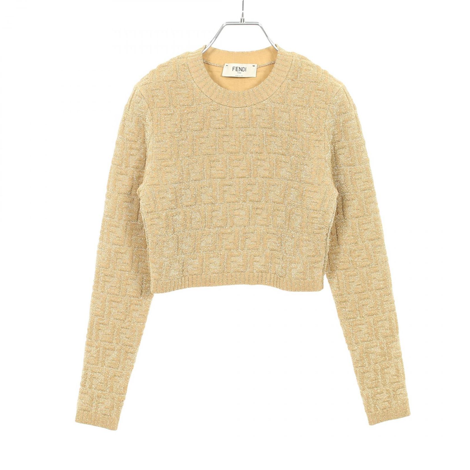 フェンディ FENDI ニット FF柄 レーヨン ニット レディース Used A 