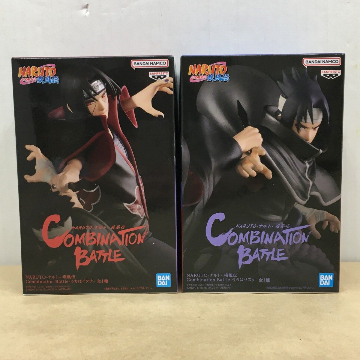 未開封 NARUTO-ナルト-疾風伝 Combination Battle うちはイタチ サスケ