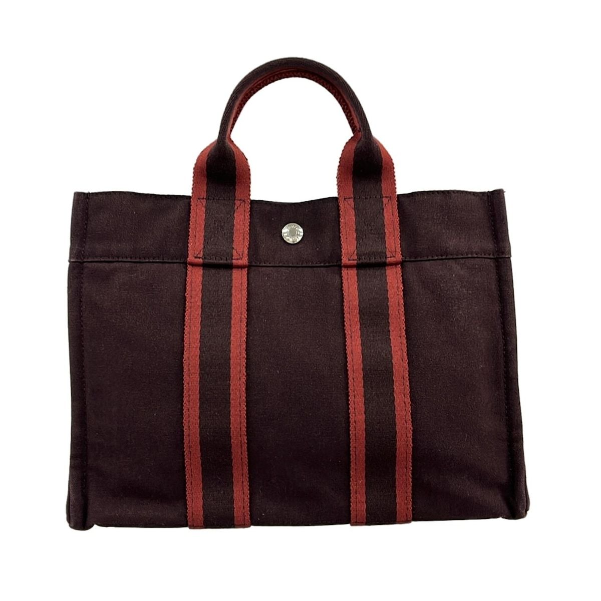 HERMES(エルメス) トートバッグ フールトゥトートPM ボルドー×レッド 