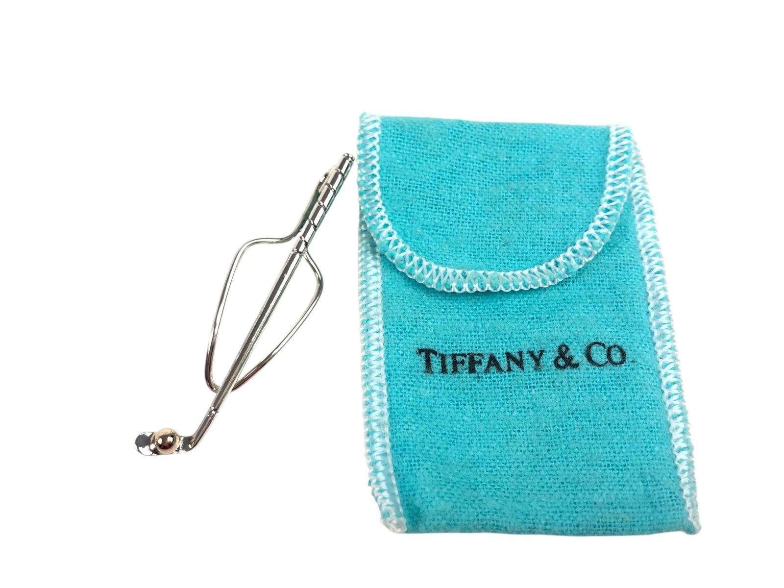 ティファニー TIFFANY ゴルフクラブ ネクタイピン 重さ：約3.7g 14K