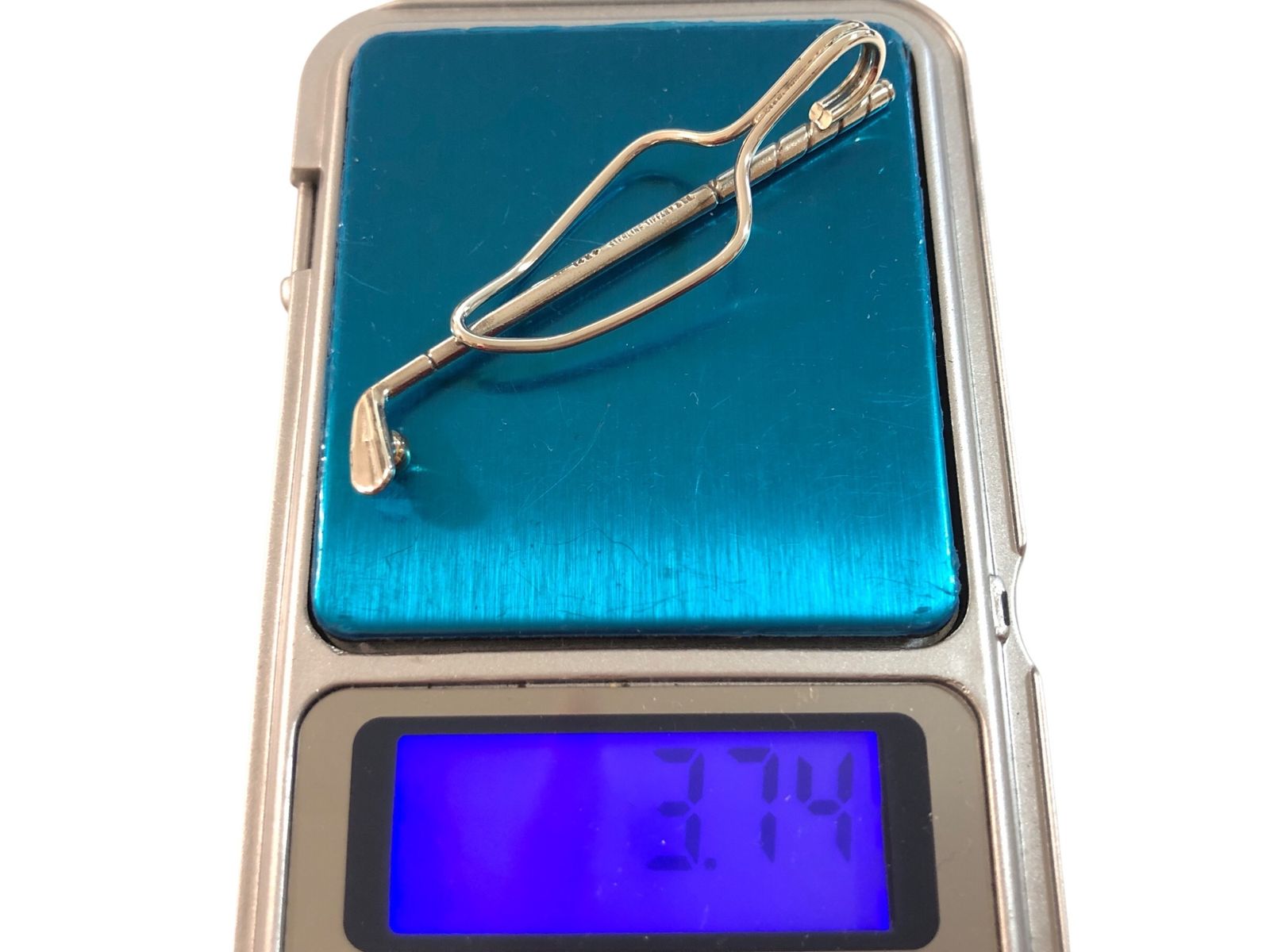 ティファニー TIFFANY ゴルフクラブ ネクタイピン 重さ：約3.7g 14K