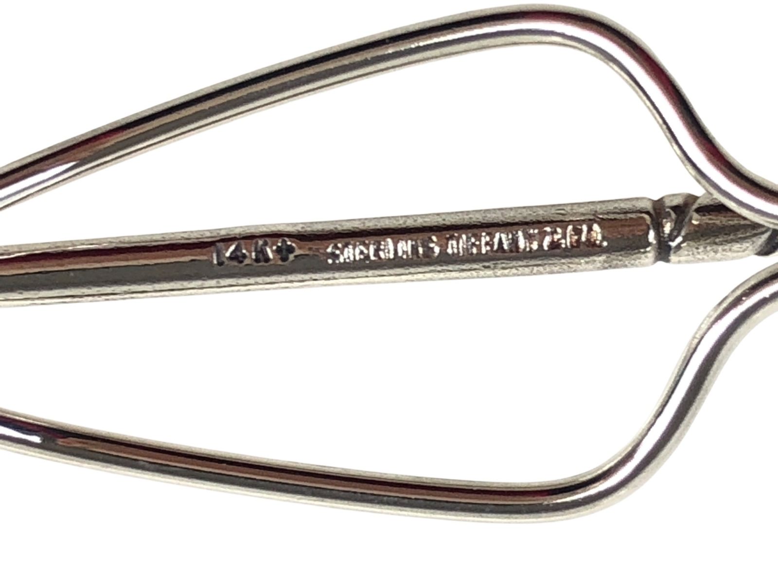 ティファニー TIFFANY ゴルフクラブ ネクタイピン 重さ：約3.7g 14K