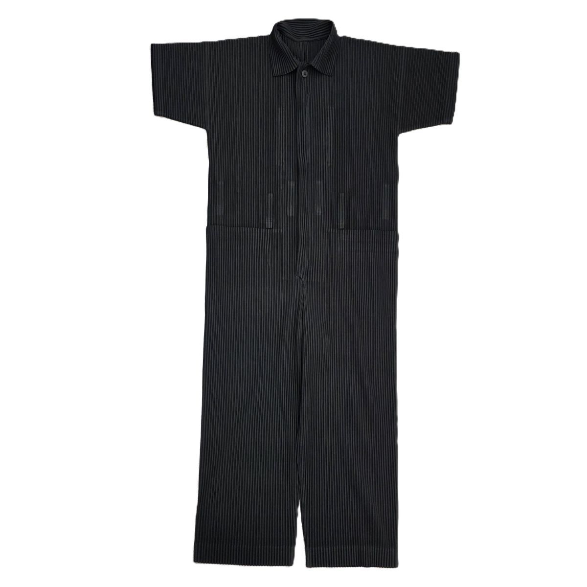 HOMME PLISSE オムプリッセ　ジャンプスーツ　ツナギ HOMME PLISSE ISSEY MIYAKE オム プリッセ イッセイミヤケ PLEATS