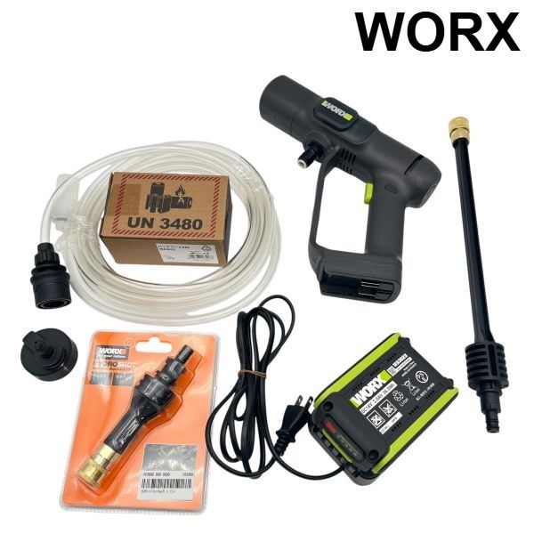 ワークス WORX 高圧洗浄機 20V充電式コードレス ハイドロショット 高圧