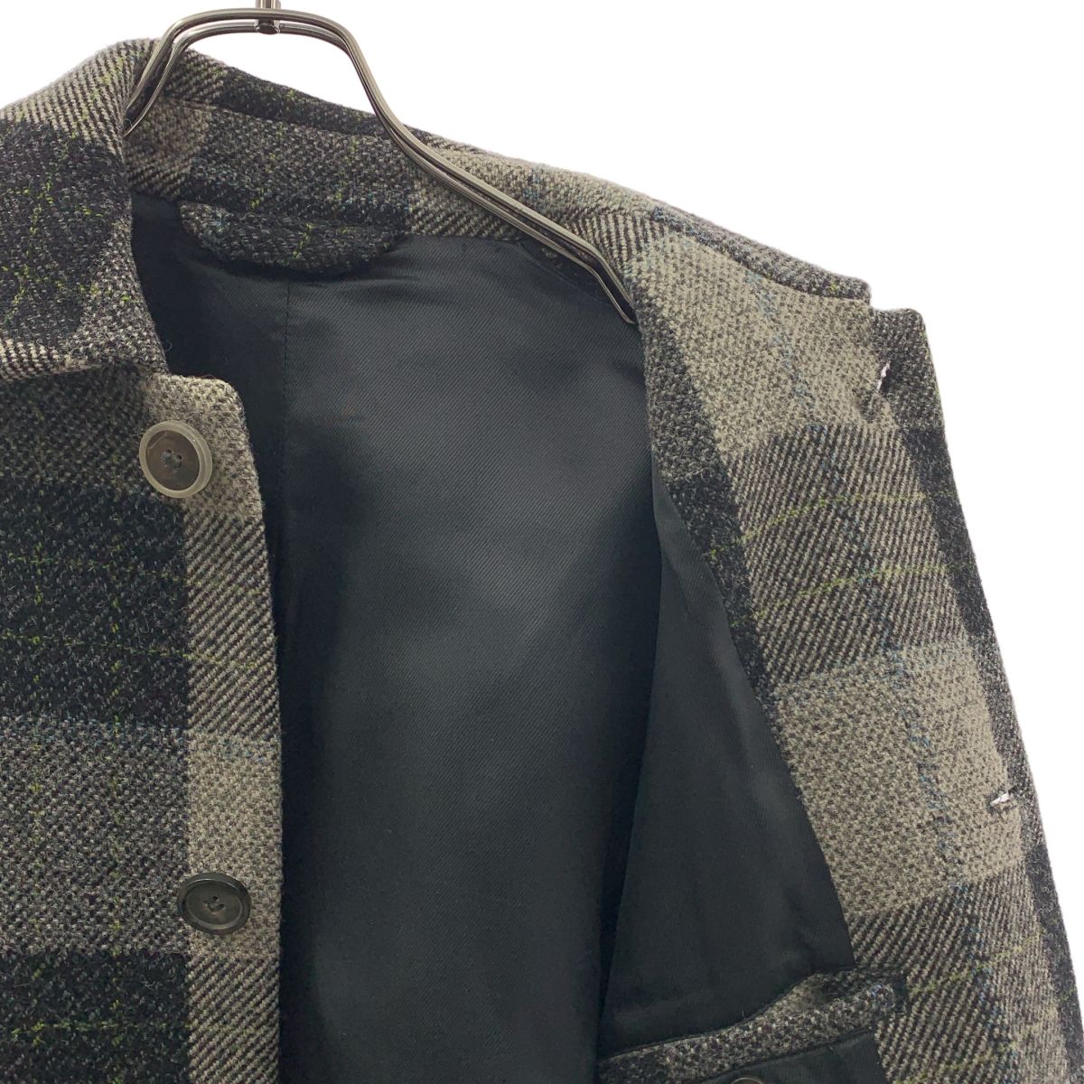 Acne Studios / アクネストゥディオズ | ウール チェック ステンカラー