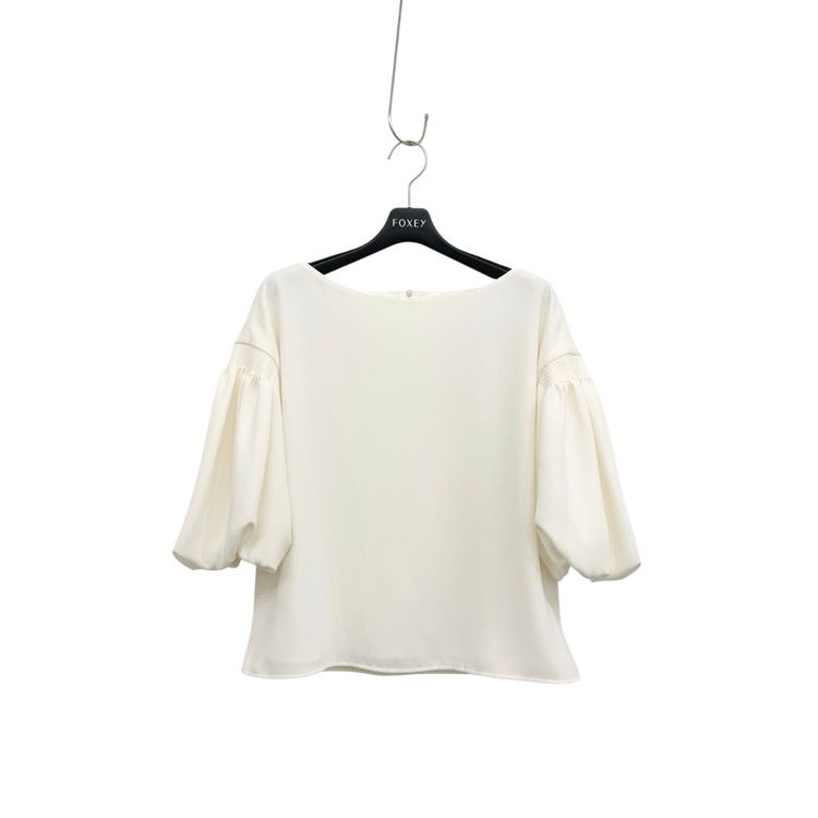 FOXEY NEWYORK フォクシー ブラウス トゥインクル ホワイト 40 43005