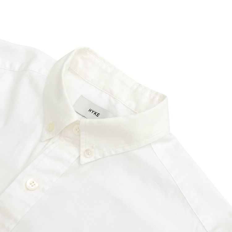 2024SS HYKE 売れ筋 ハイク BUTTON-DOWN SHIRT DRESS