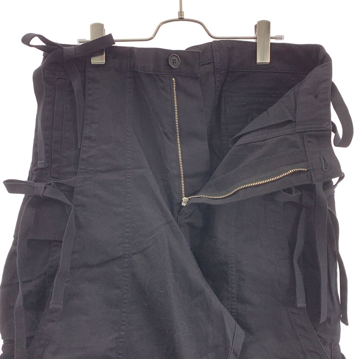 【美品】  UNDER COVER  / アンダーカバー | 2020AW | コットンツイル アーミーワイドカーゴパンツ | 3 | ブラック | メンズ 美品】 UNDER COVER / アンダーカバー | 2020AW | コットンツイル