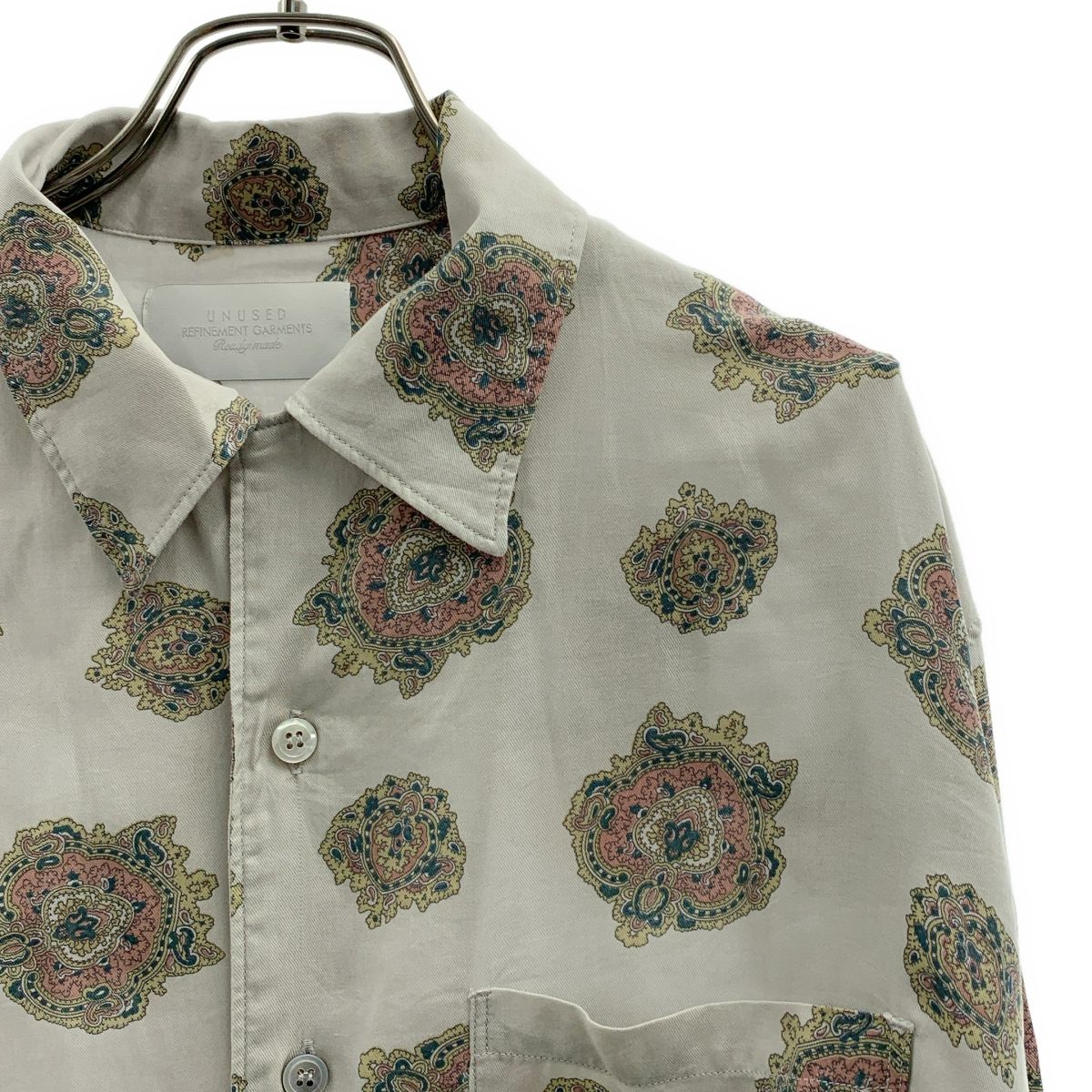UNUSED / アンユーズド | 2023SS | Emblem pattern shirt 総柄