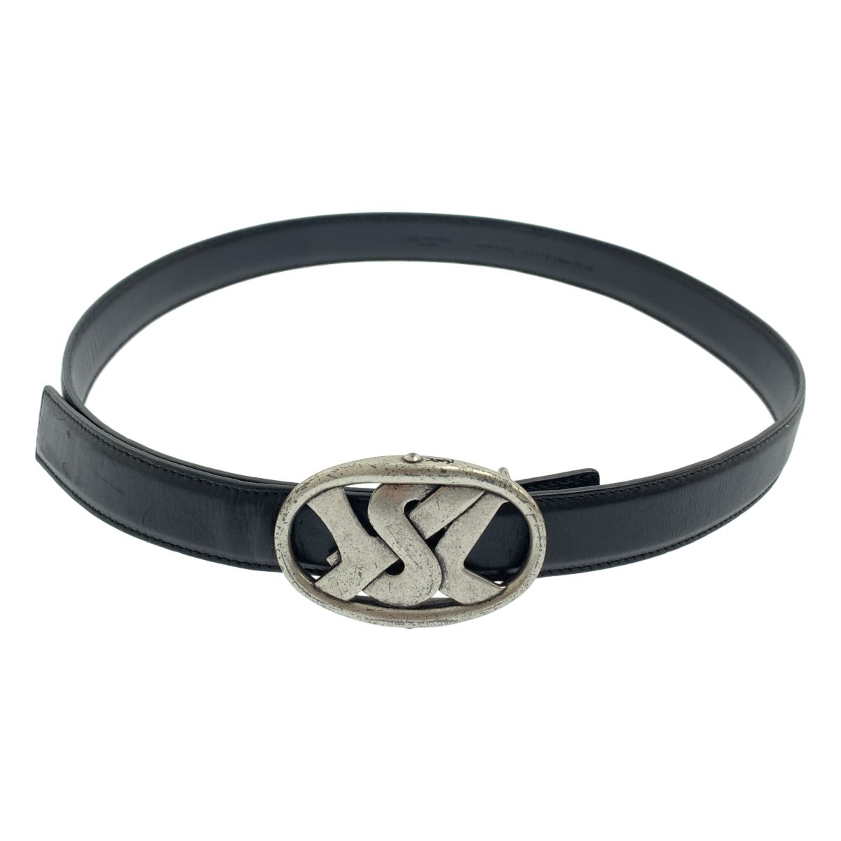 YVES SAINT LAURENT / イヴサンローラン | YSL ロゴ レザー ベルト