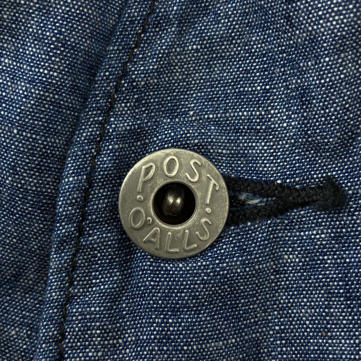 POST O'ALLS / ポストオーバーオールズ | シャンブレー ノーカラー