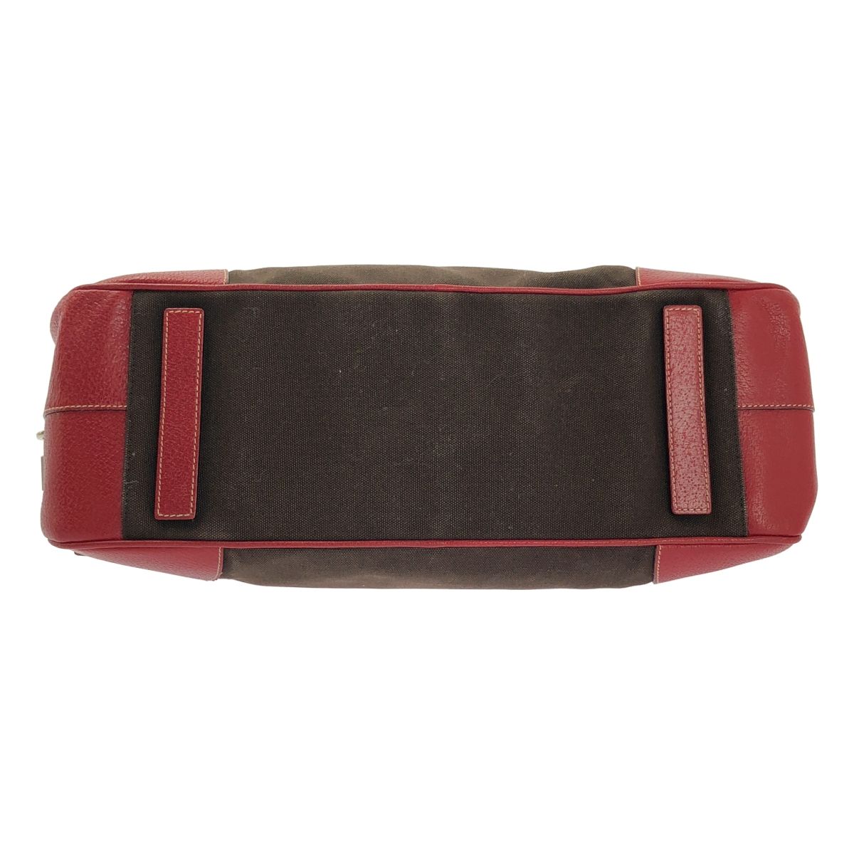 美品】 PRADA / プラダ | キャンバス レザー ボーリングバッグ