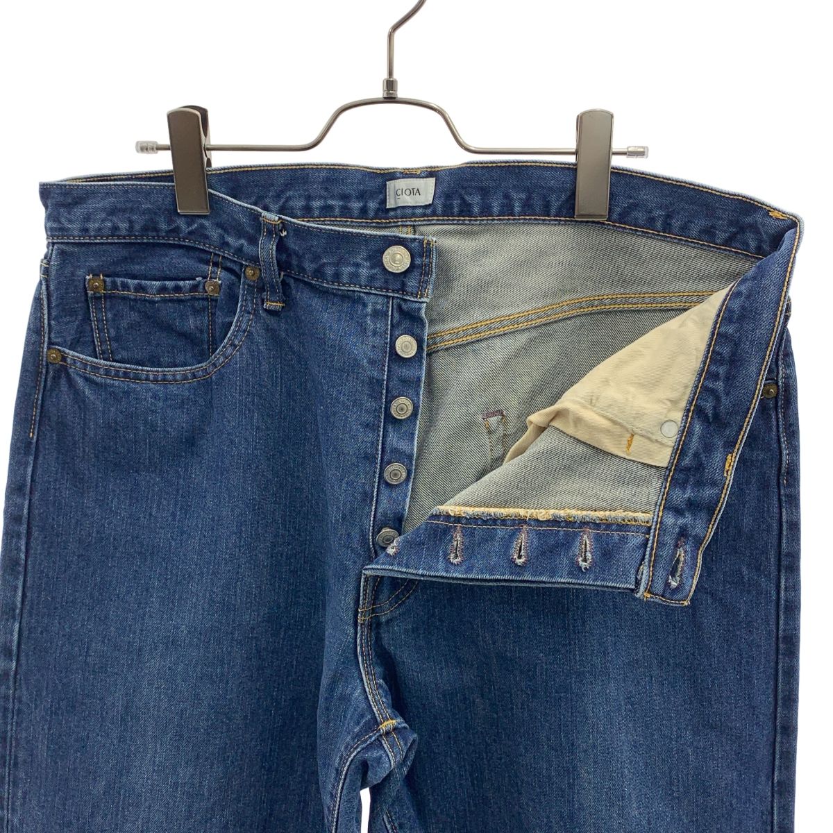 CIOTA / シオタ | 本藍 スビンコットン 13.5oz ストレート デニム 