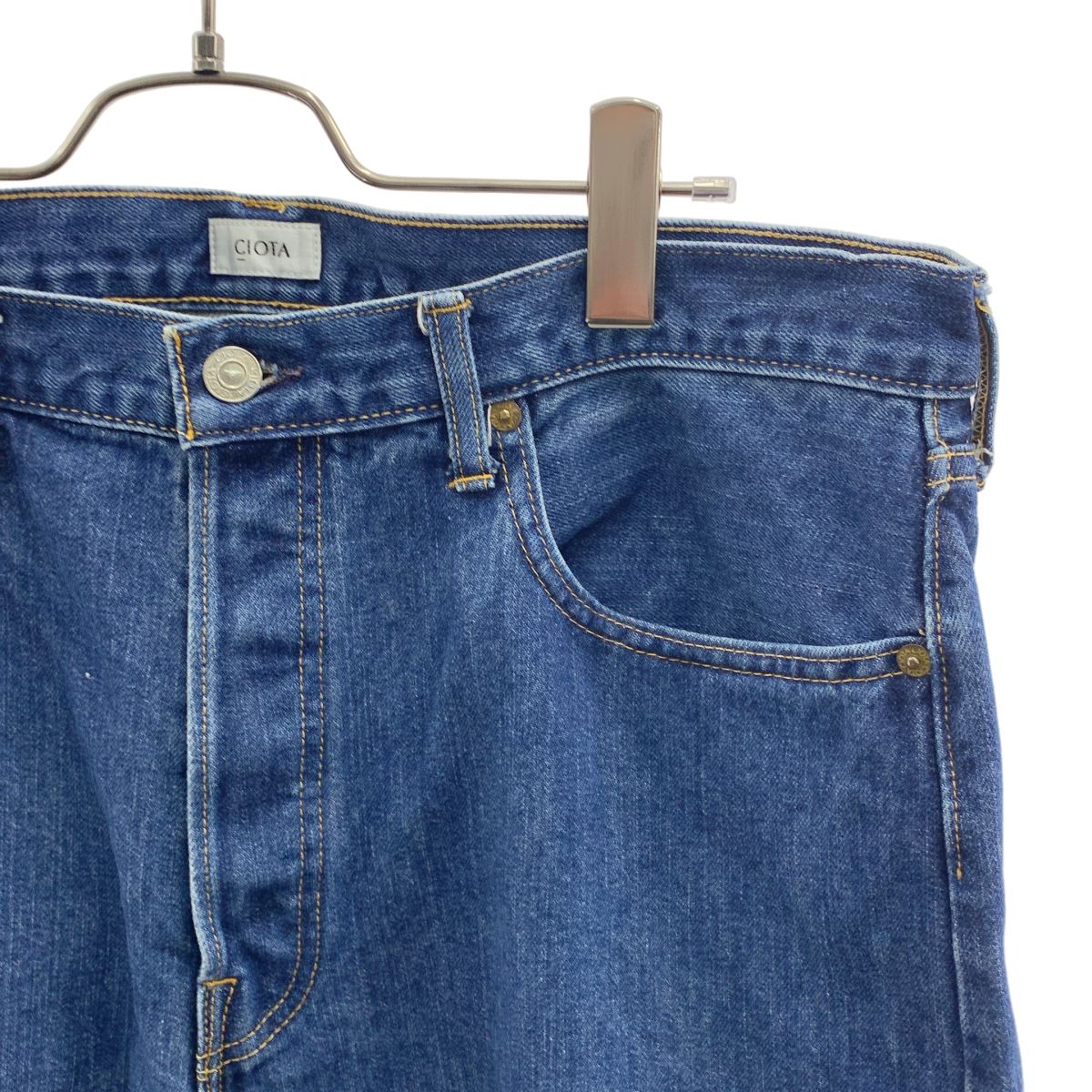 CIOTA / シオタ | 本藍 スビンコットン 13.5oz ストレート デニム 