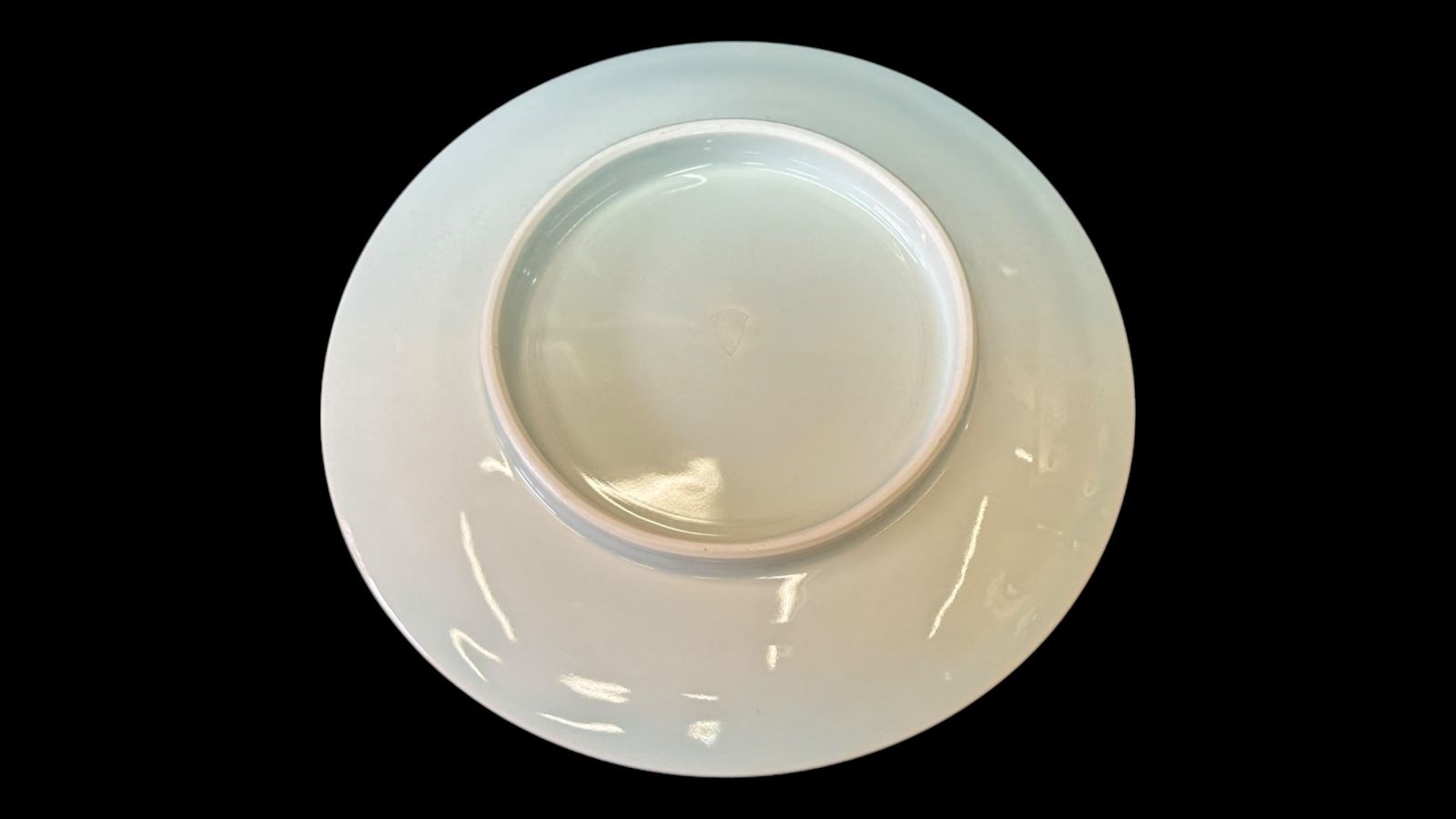  塚本 快次 青白磁 花文 大皿 共 き｜伝統工芸 陶磁器 飾り皿 皿 食器