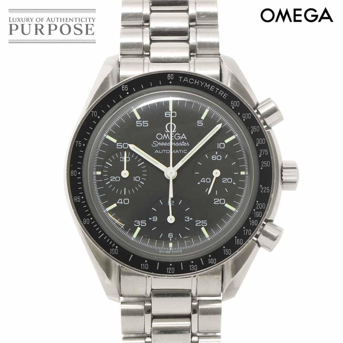 オメガ OMEGA スピードマスター 3510 50 クロノグラフ メンズ 腕時計 ブラック オートマ 自動巻き ウォッチ Speedmaster 90309080