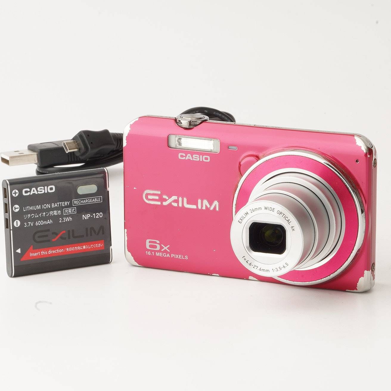 カシオ Casio EXILIM EX-Z31 レッドピンク 6x 広角 光学ズーム - メルカリ