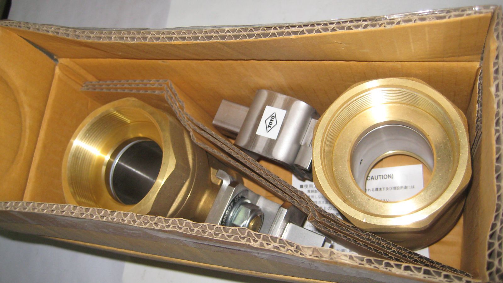 開栓器付ボールバルブ