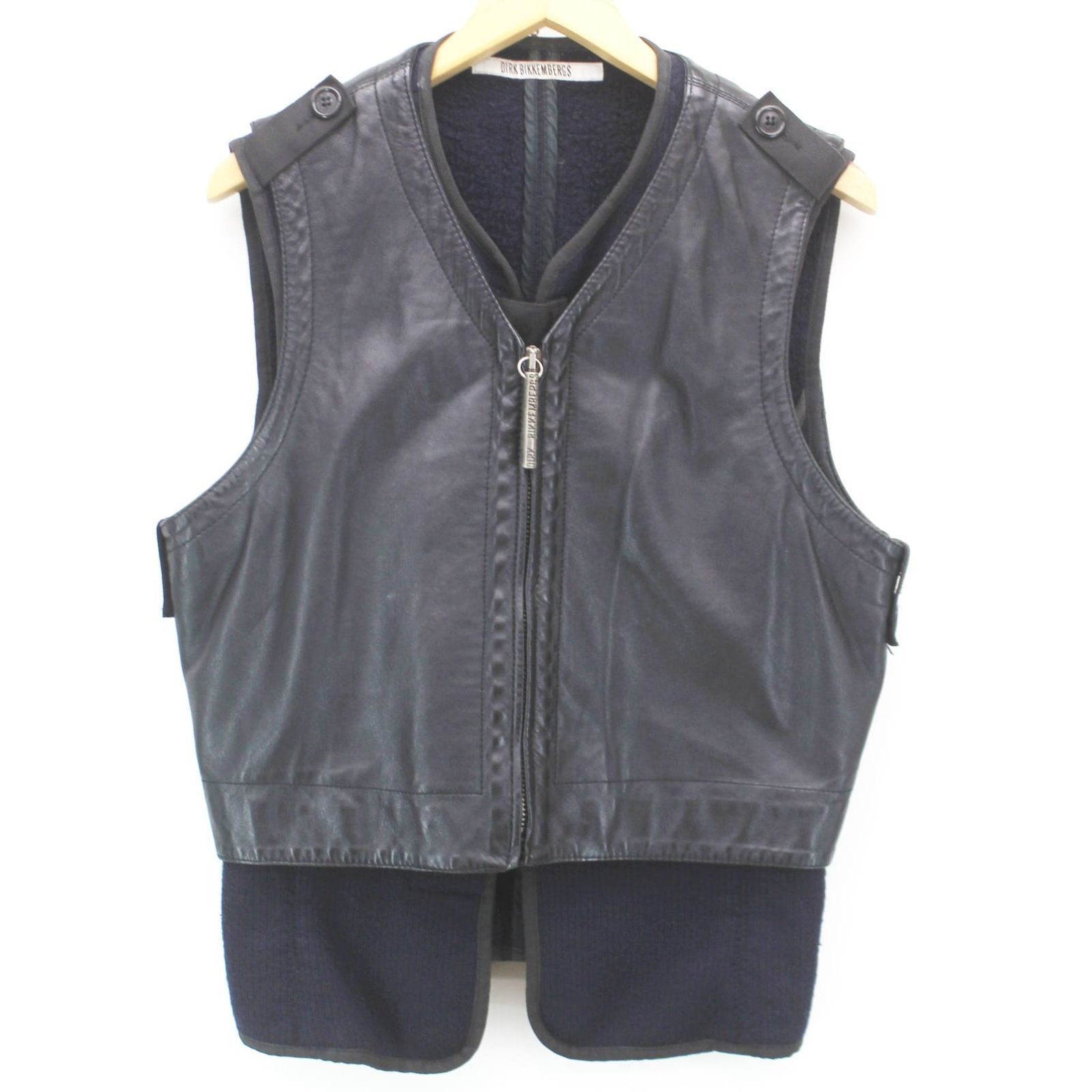 中古】DIRK BIKKEMBERGS ダークビッケンバーグ ベスト 取外し サイズ48 