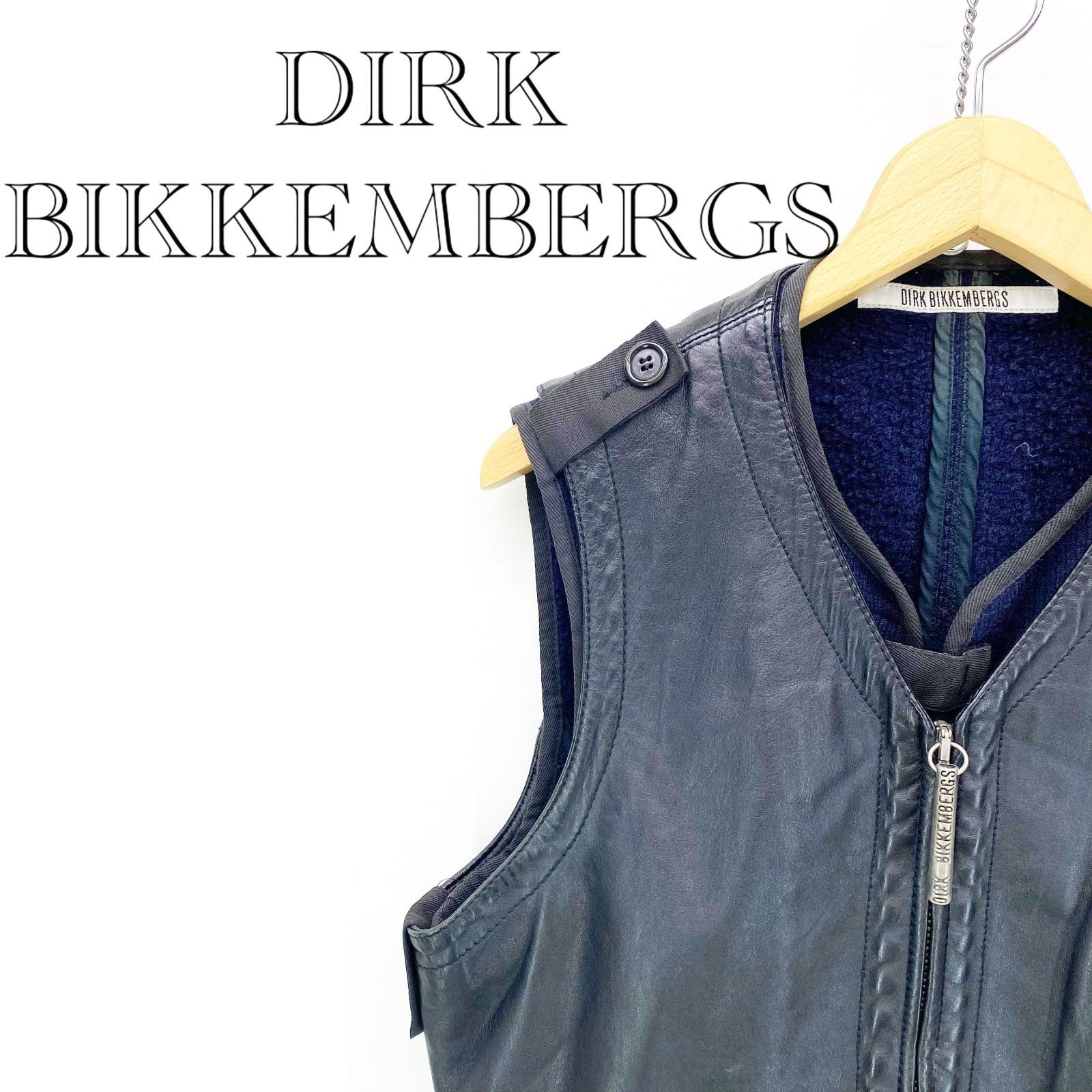 中古】DIRK BIKKEMBERGS ダークビッケンバーグ ベスト 取外し サイズ48 