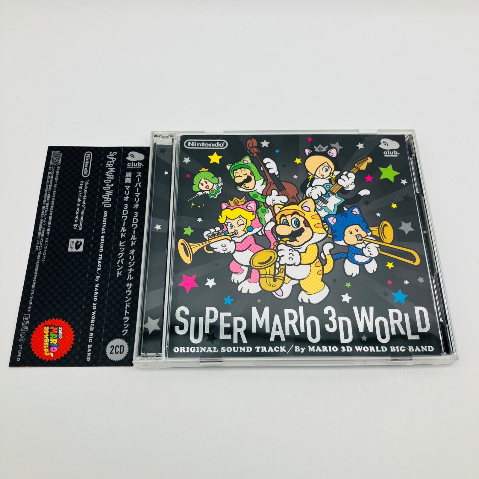 中古 CD SUPER MARIO 3D WORLD スーパーマリオ 3D ワールド ORIGINAL 