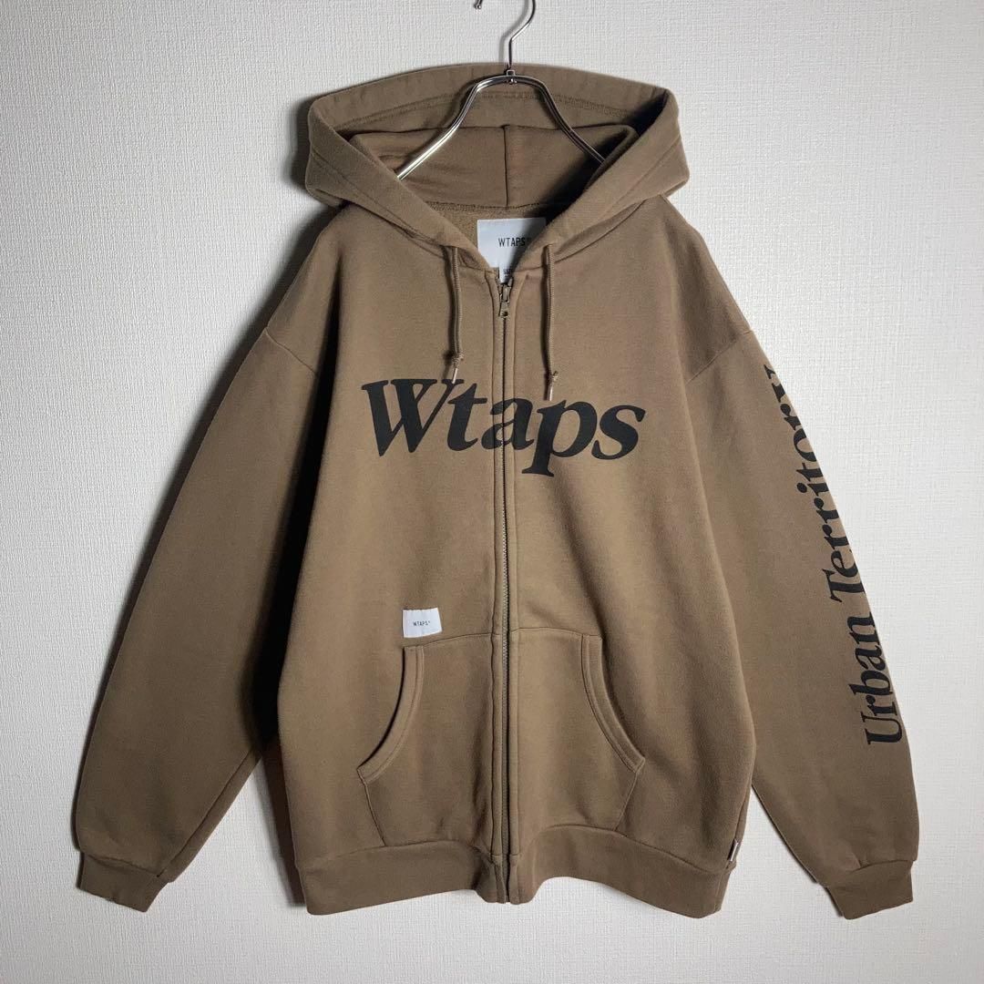 WTAPS フルジップパーカー ビッグロゴ アカデミー 茶色 SIZE01. WTAPS フルジップパーカー ビッグロゴ アカデミー 茶色 SIZE01 WTAPS