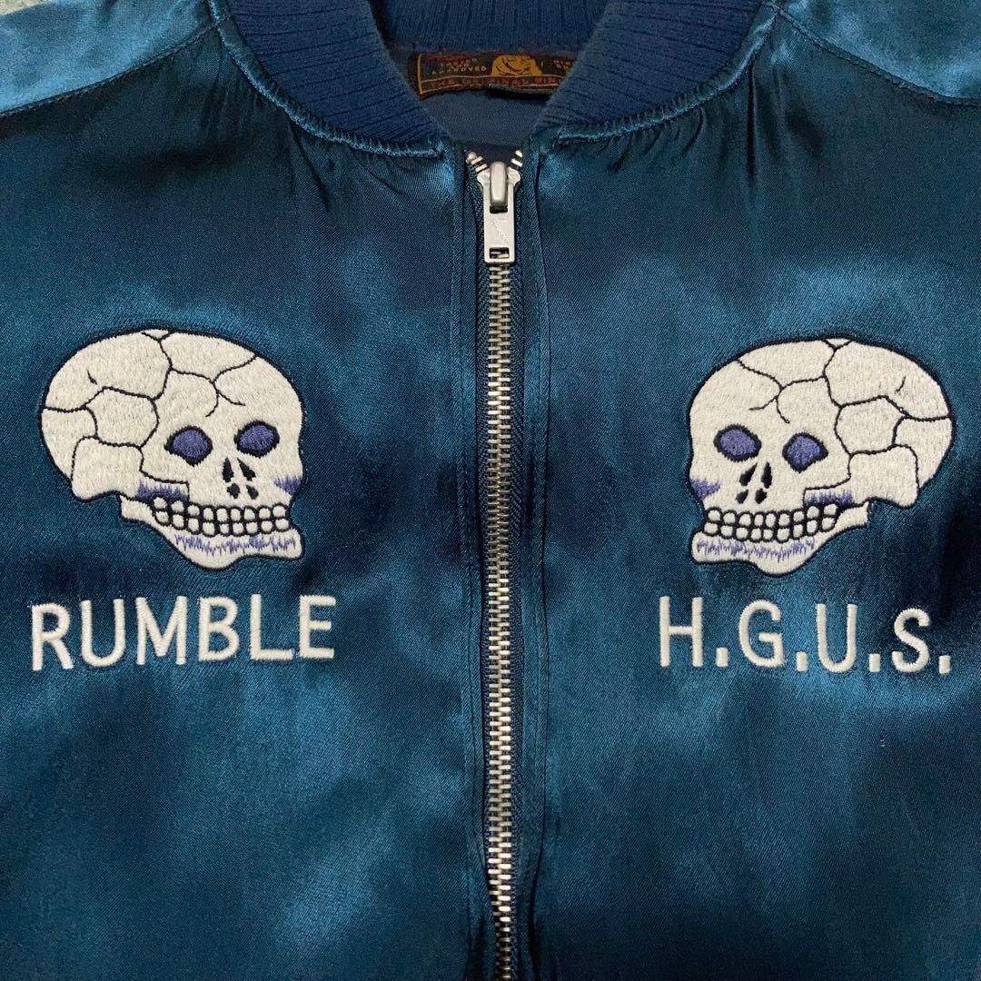 HYSTERICGLAMOUR スカジャン 刺繍 SNAKE SKULL 紺 L 公式ネットショップ