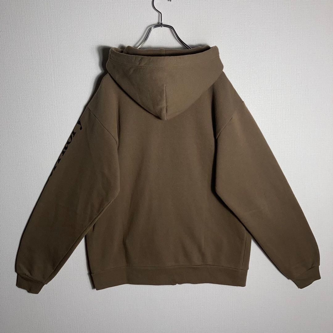 WTAPS フルジップパーカー ビッグロゴ アカデミー 茶色 SIZE01 WTAPS