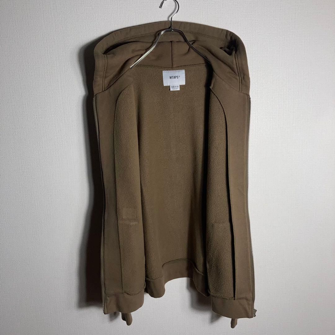 WTAPS フルジップパーカー ビッグロゴ アカデミー 茶色 SIZE01. WTAPS フルジップパーカー ビッグロゴ アカデミー 茶色 SIZE01 WTAPS