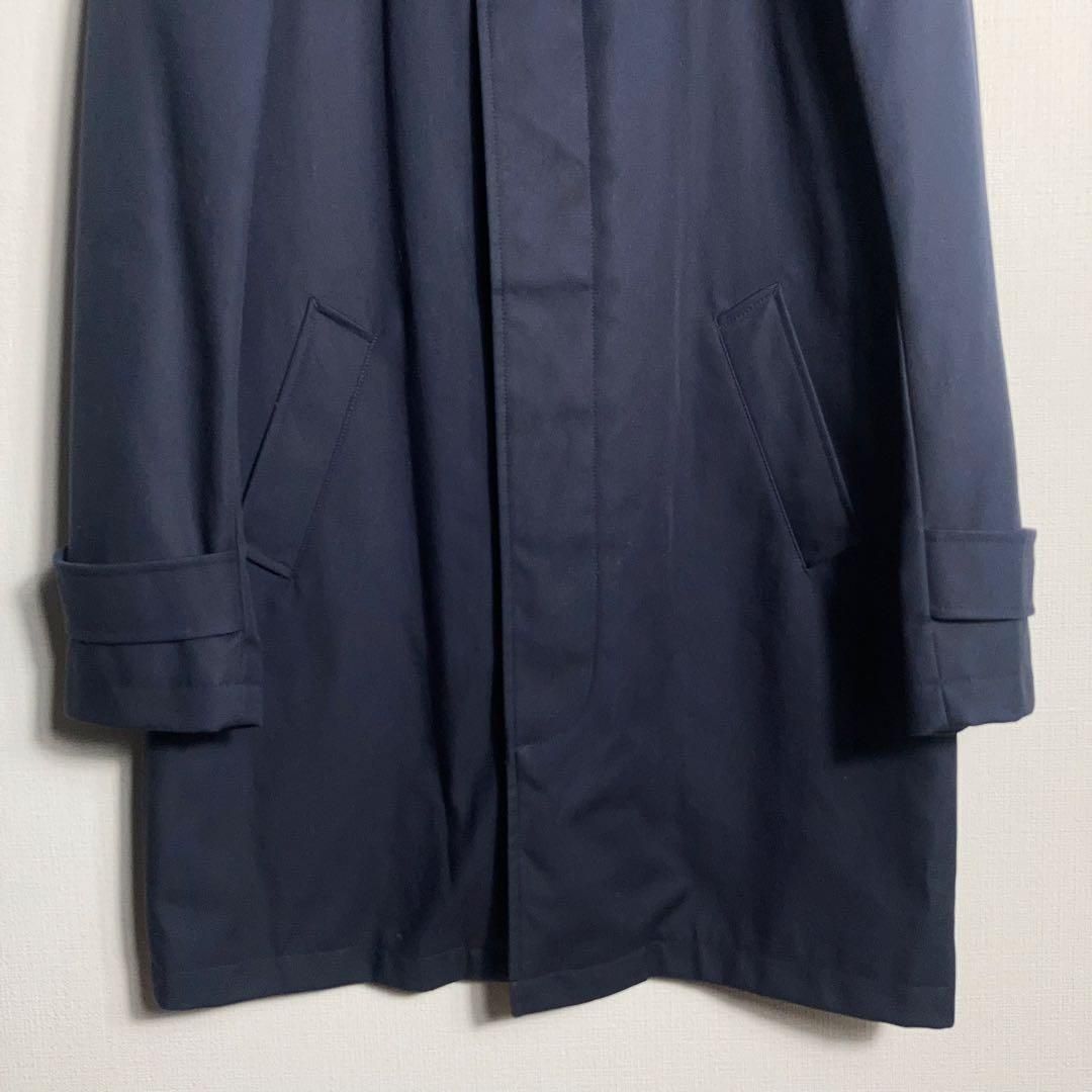RALPH LAUREN ステンカラーコート キルティングライナー付き 紺 S