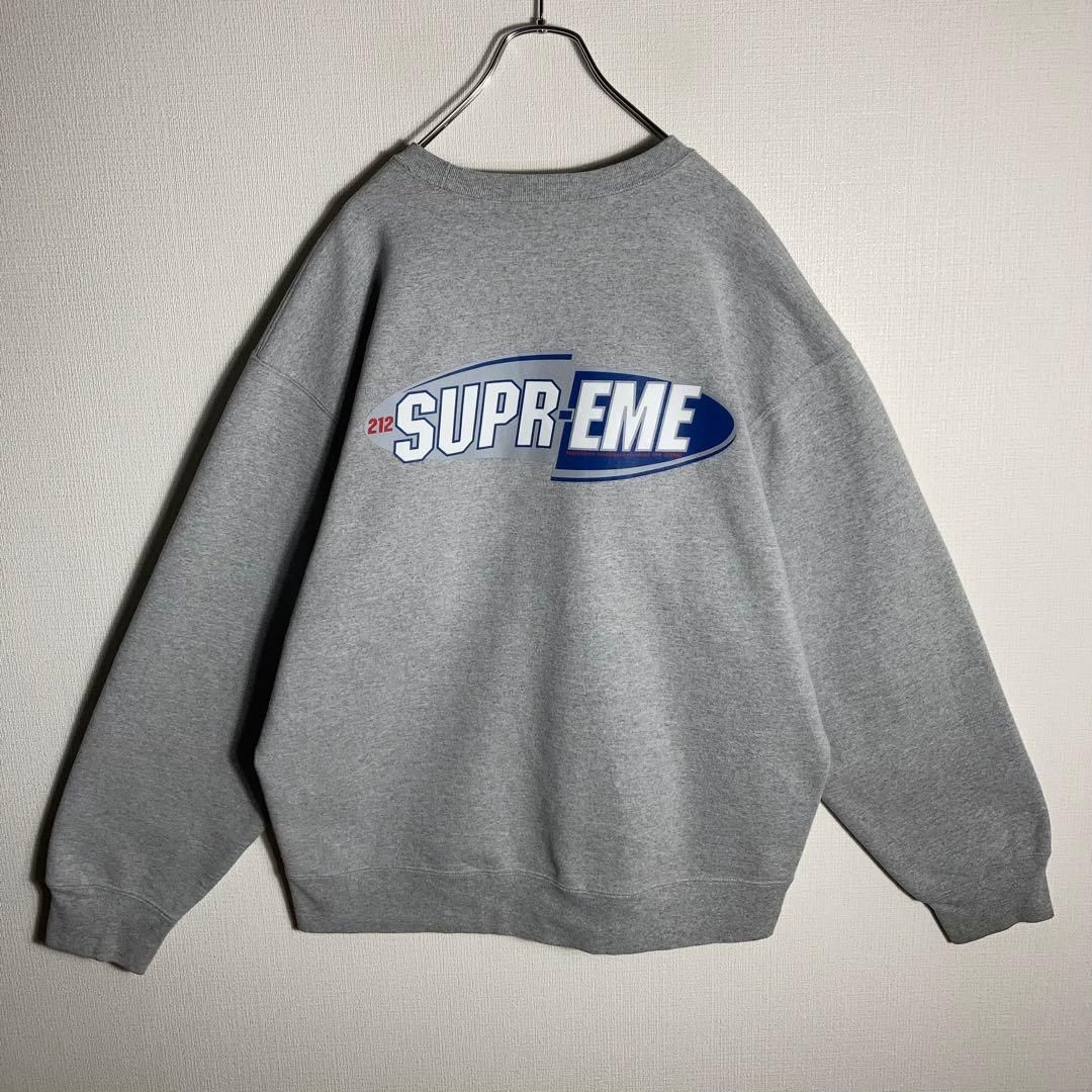 SUPREME スウェット ビッグロゴ プリント グレー XL 【公式通販】