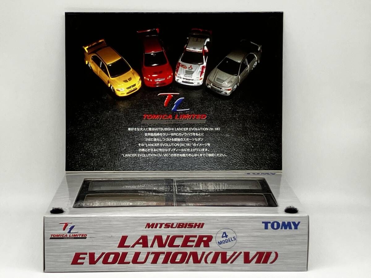 トミカ MITSUBISHI LANCER EVOLUTION(Ⅳ/Ⅶ) 4MODELS トミカリミテッド