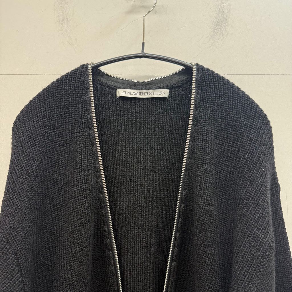 JOHN LAWRENCE SULLIVAN ジョンローレンスサリバン 24AW ZIP KNIT