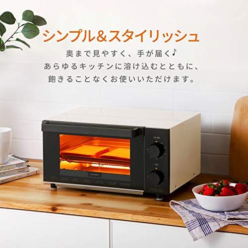 COMFEE オーブントースター 焼き 12 L イマー設定 1200 W 上下ヒーター トレー付き お手入れ簡単 省スペース設計 CF-AC 121 po 32 bb 305 a