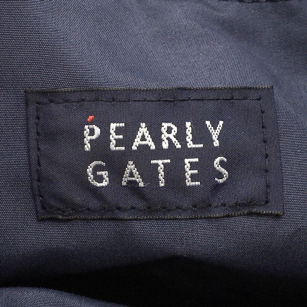  未使用品 パーリーゲイツ カートバッグ ネイビー 白 ニコちゃん スマイル サイドポケット付 ゴルフ PEARLY GATES フェアウェイウッド ゴルフバッグ キャディバッグ ゴルフ