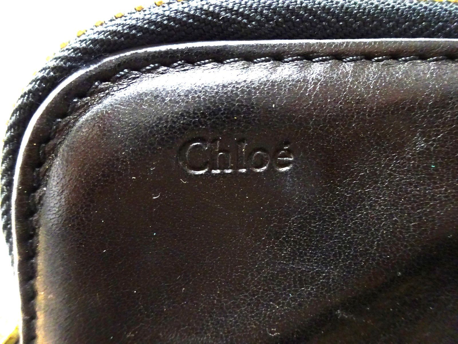 Chloe クロエ Eloise エロイーズ ハンドバッグ ブラック ゴールド 