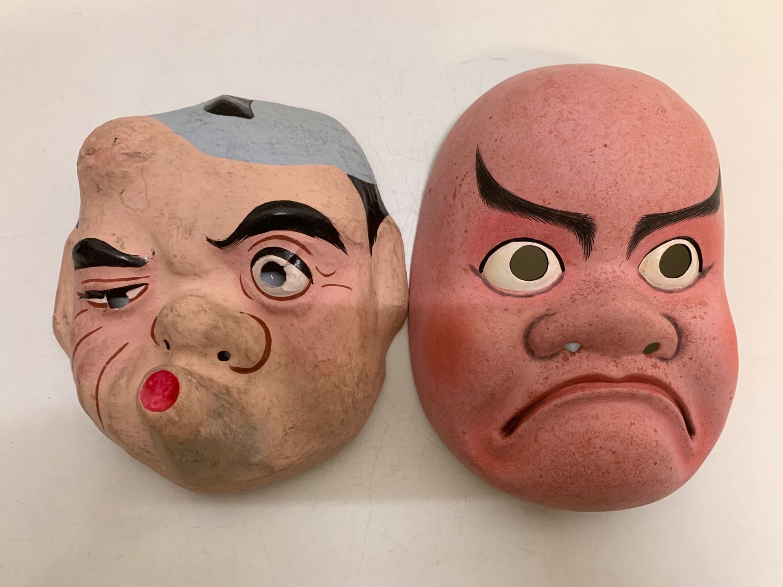 ひょっとこ 外道 くわえ面 お面 日本舞踊 舞台 祭り 小道具 未使用品