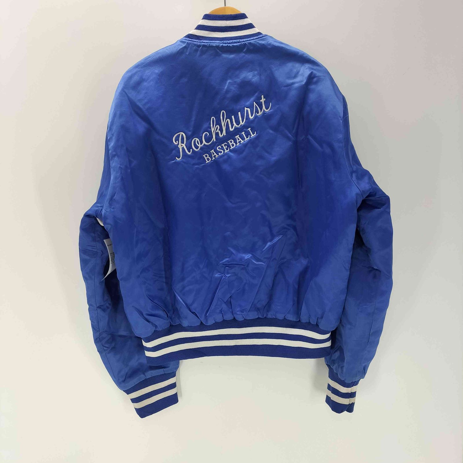 ホロウェイ HOLLOWAY 80-90S USA製 両面 刺繍 ナイロン スタジアム