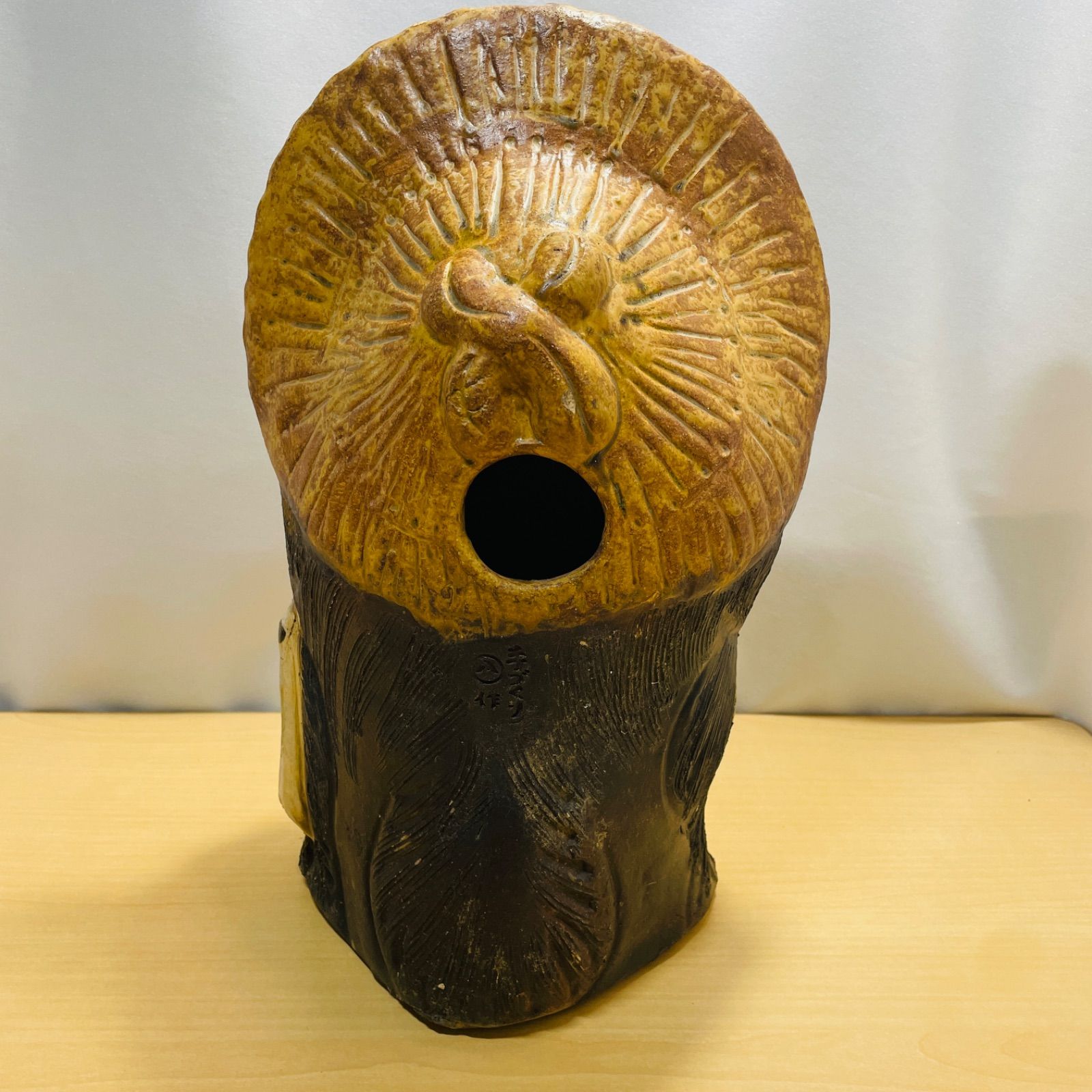 信楽焼 たぬき 手作りの通販 狸の置物 たぬき 信楽焼 手づくり八作 工芸品