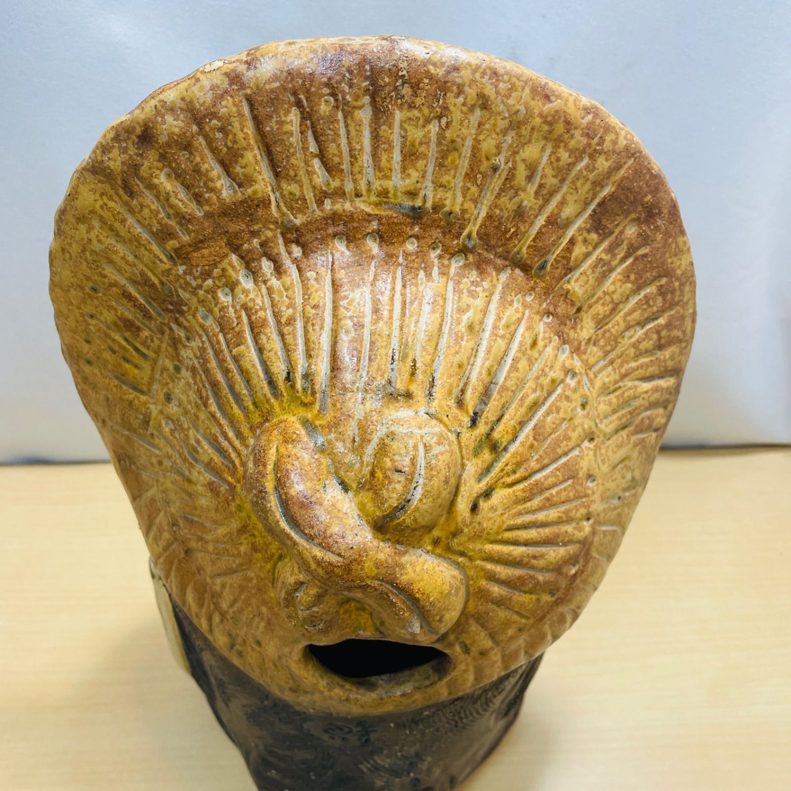 信楽焼 たぬき 手作りの通販 狸の置物 たぬき 信楽焼 手づくり八作 工芸品