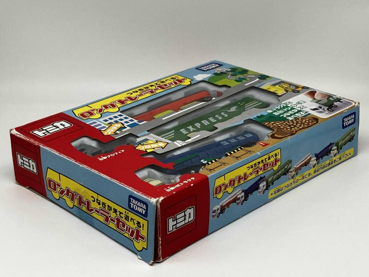 トミカ つなぎかえて遊べる! ロングトレｰラｰセット トミー - メルカリ