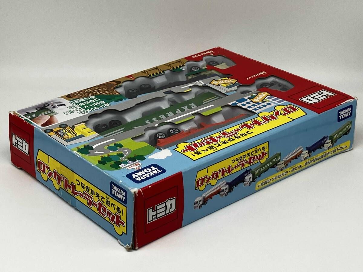 トミカ つなぎかえて遊べる! ロングトレｰラｰセット トミー - メルカリ
