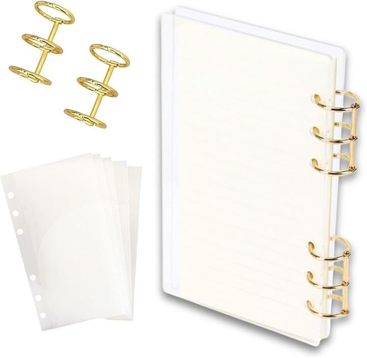 pikake bay アクリル バインダー A6 貯金 韓国 家計 管理 リフィル 6穴