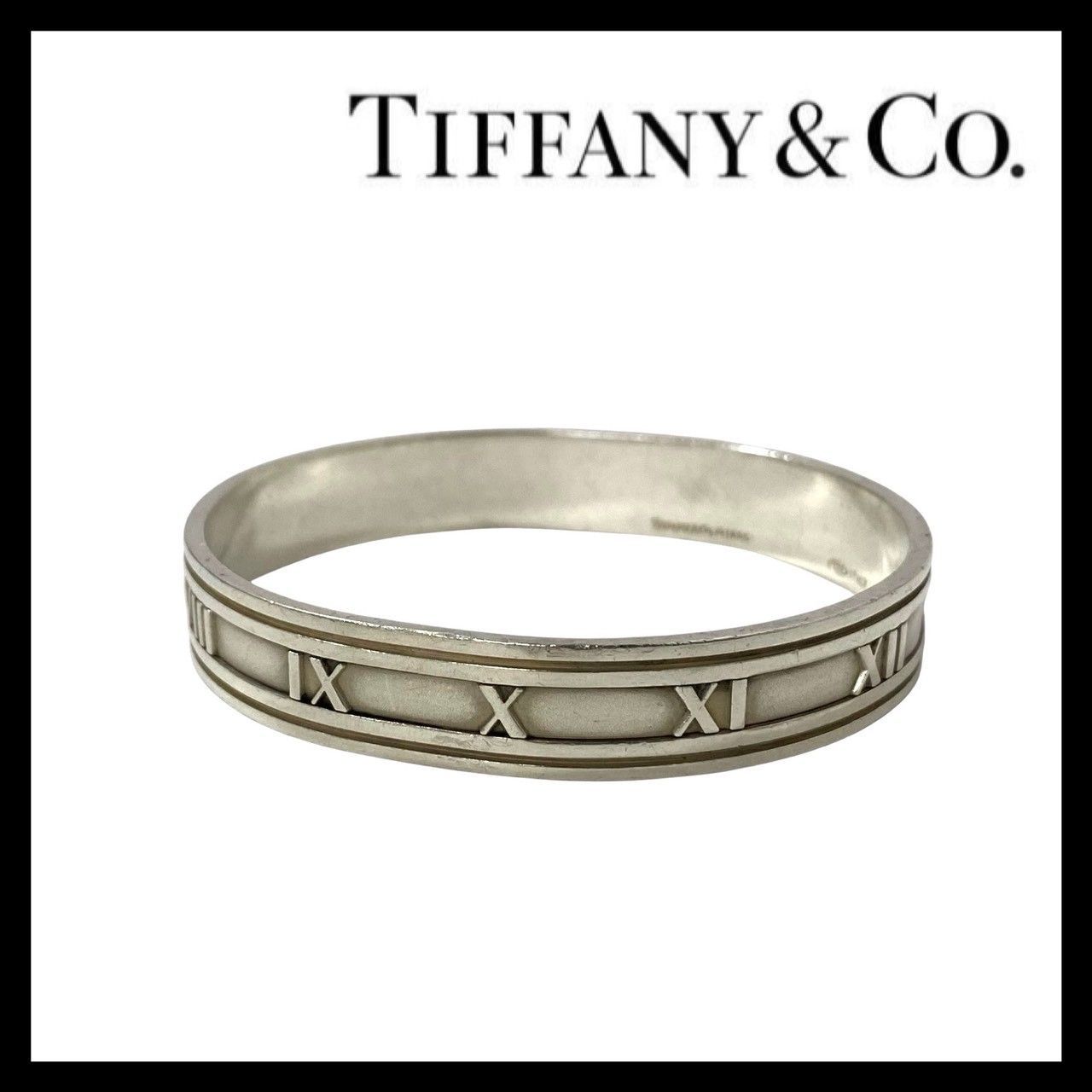 M【TIFFANY&Co.】アトラス バングル 1995 SV925 SILVER/シルバー 総
