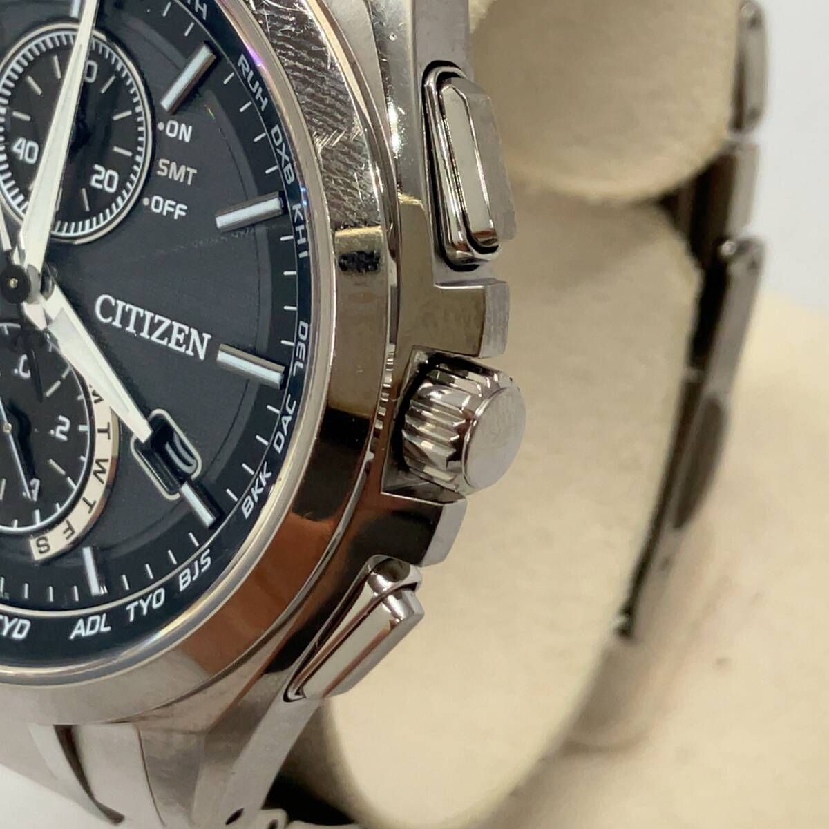 CITIZEN シティズン ATTESA H804-T018696 エコドライブ 電波ソーラー 