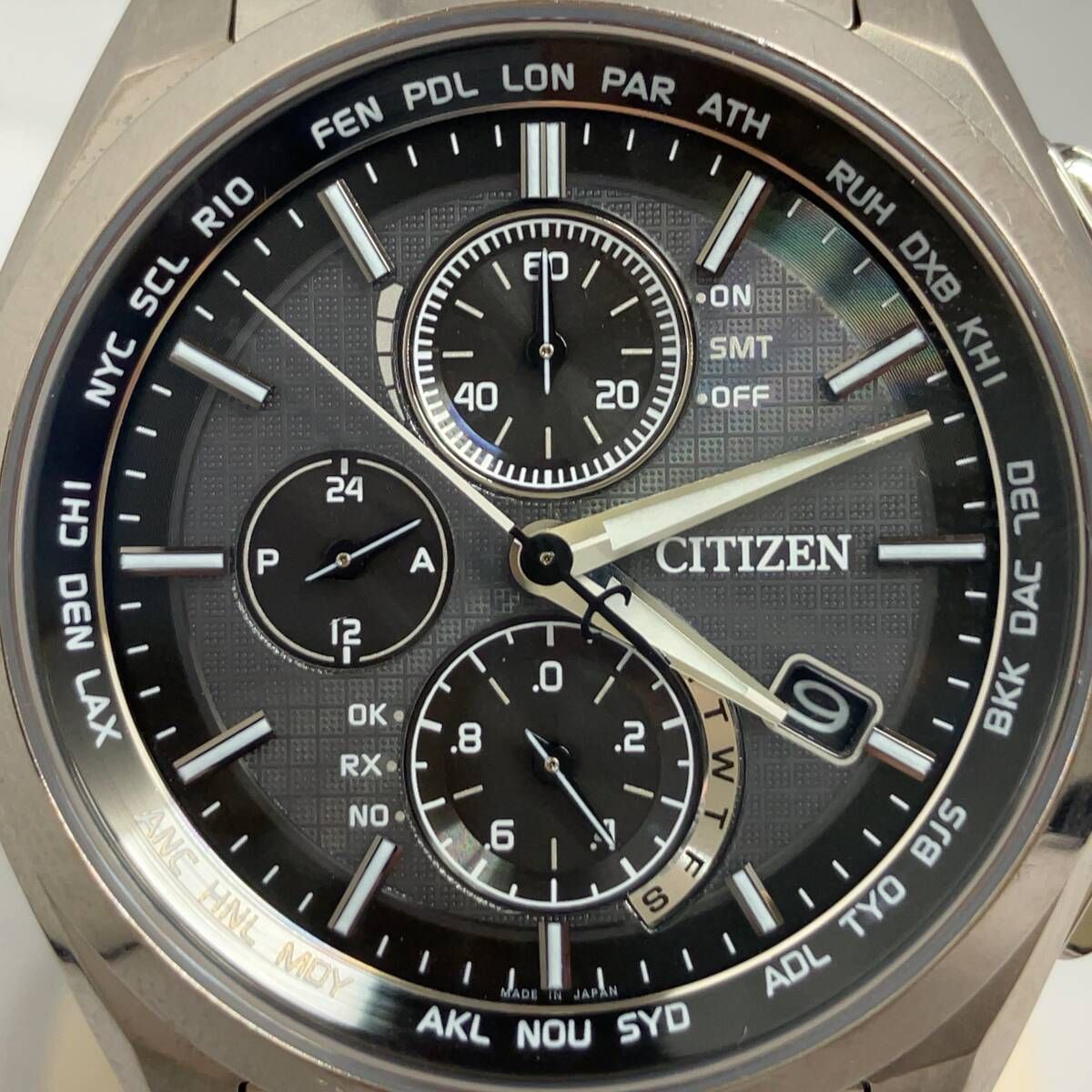 CITIZEN シティズン ATTESA H804-T018696 エコドライブ 電波ソーラー 