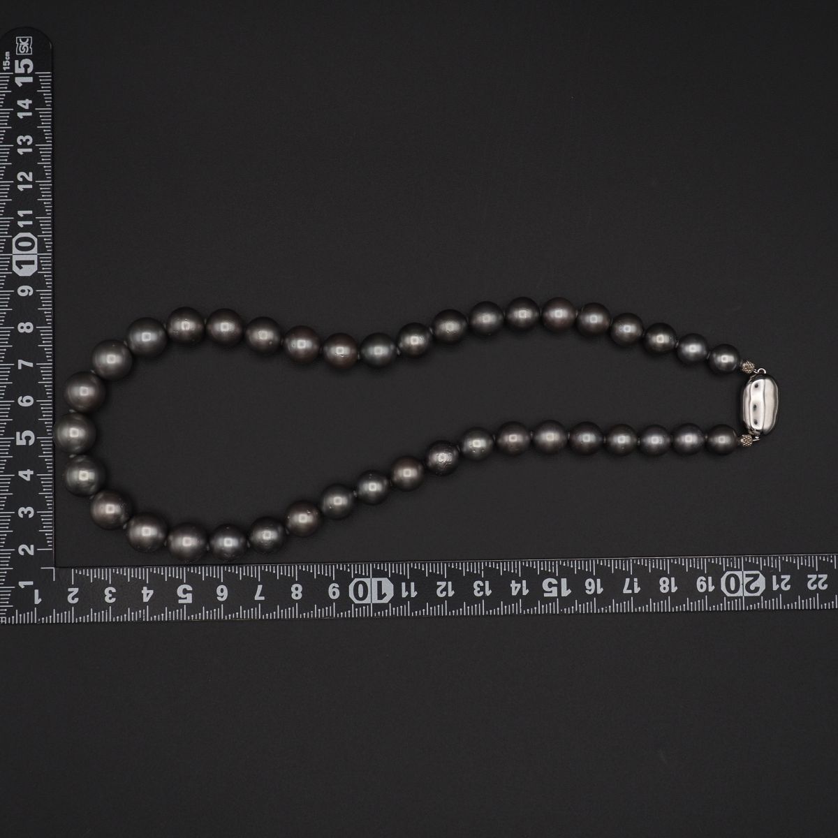 黒真珠 ネックレス SILVER PAT 刻印あり パール 【公式通販】