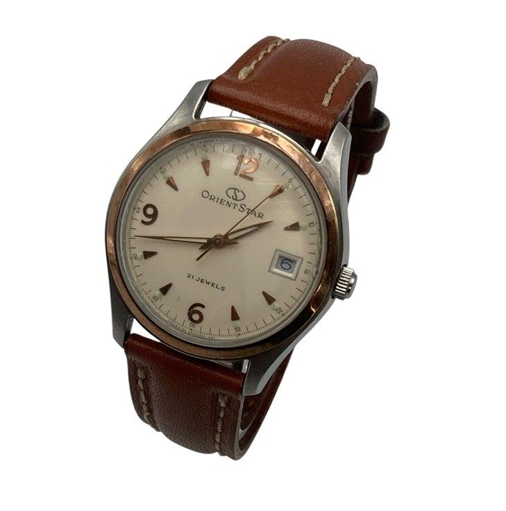 ORIENT STAR オリエントスター オートマティック 腕時計 2001年リミテッドモデル 0485 1000 PE00 E0 メンズ ボーイズ 自動巻き D4