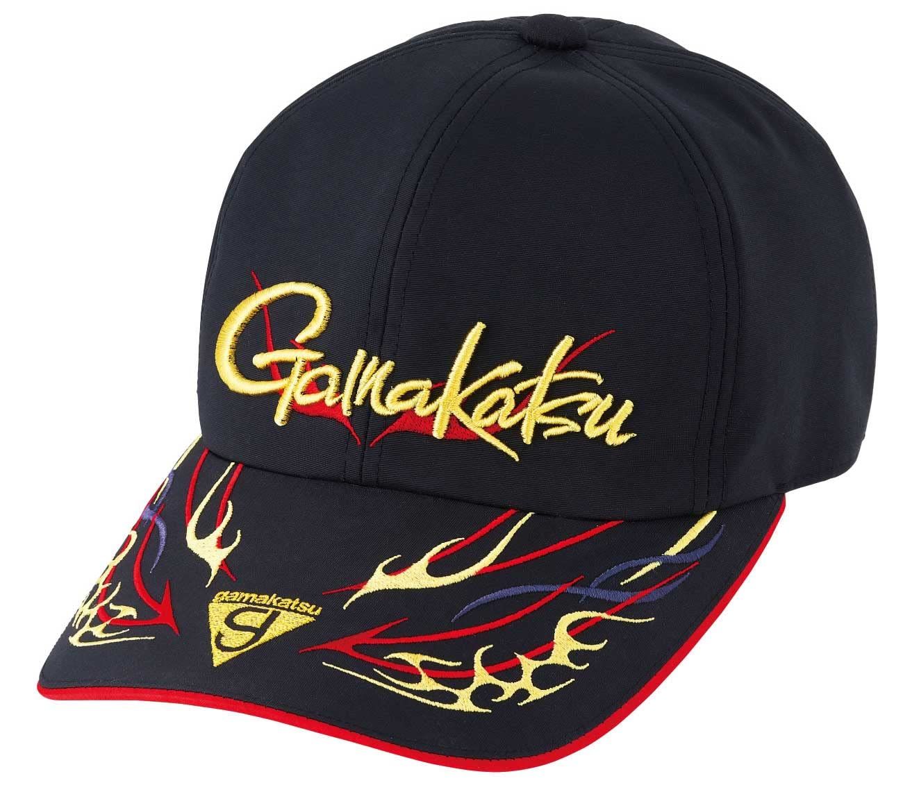 がまかつ Gamakatsu ロングバイザーキャップ GM 9888 ブラック L